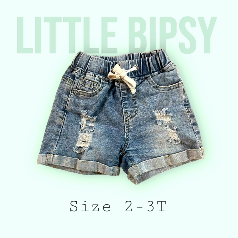 Little bipsy jean shorts 2-3T